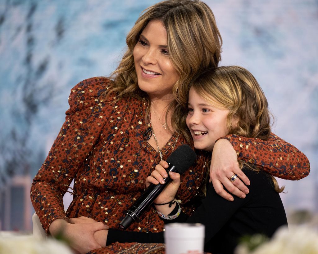 Jenna Bush Hager with her daughter Mila on the Today Show