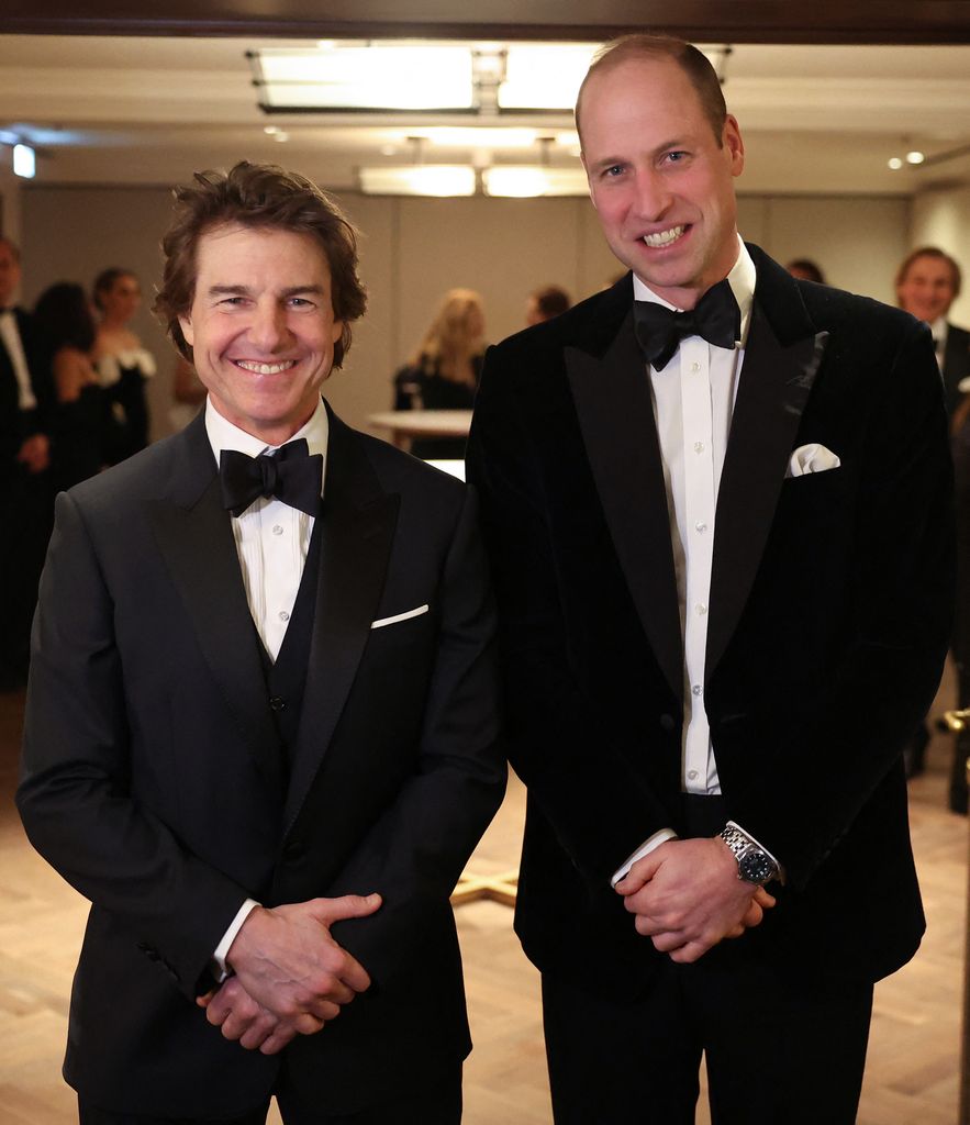 Tom Cruise joined the Prince at the event
