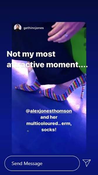 alex jones socks heels
