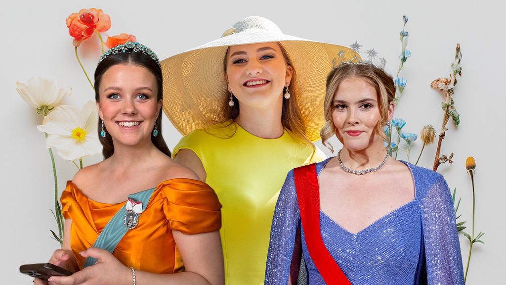 Composite image of Princess Ingrid Alexandra, Princess Elisabeth and Princess Catharina-Amalia