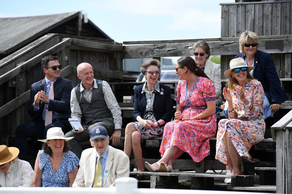 Anne enjoyed a tense match of Polo at Cirencester Park Polo Club
