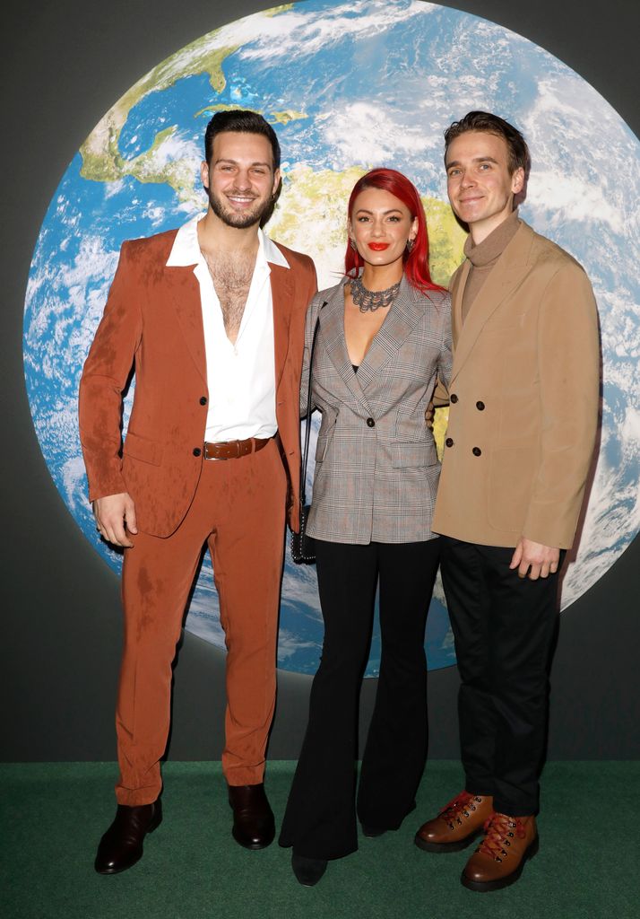 Vito Coppola posed with Joe Sugg and Dianne Buswell 