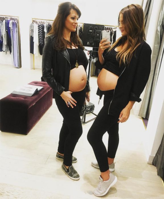 binky felstead baby bump pregnant sister instagram