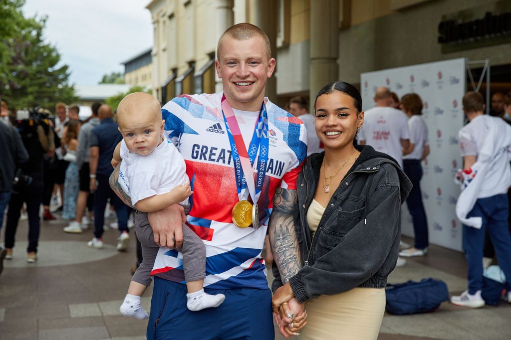 Adam and Eirianedd share their four-year-old son George