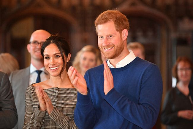 meghan markle harry clapping