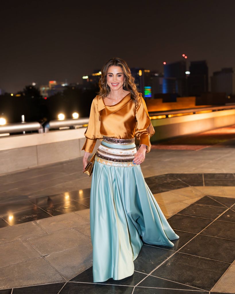 Mandatory Credit: Photo by PPE/SIPA/Shutterstock (15916931a)
Queen Rania at the Franca Fund Gala at the Museum of Islamic Art in Doha, Qatar. 
Queen Rania at the Franca Fund Gala, Museum of Islamic Art, Doha, Qatar - 23 Nov 2025