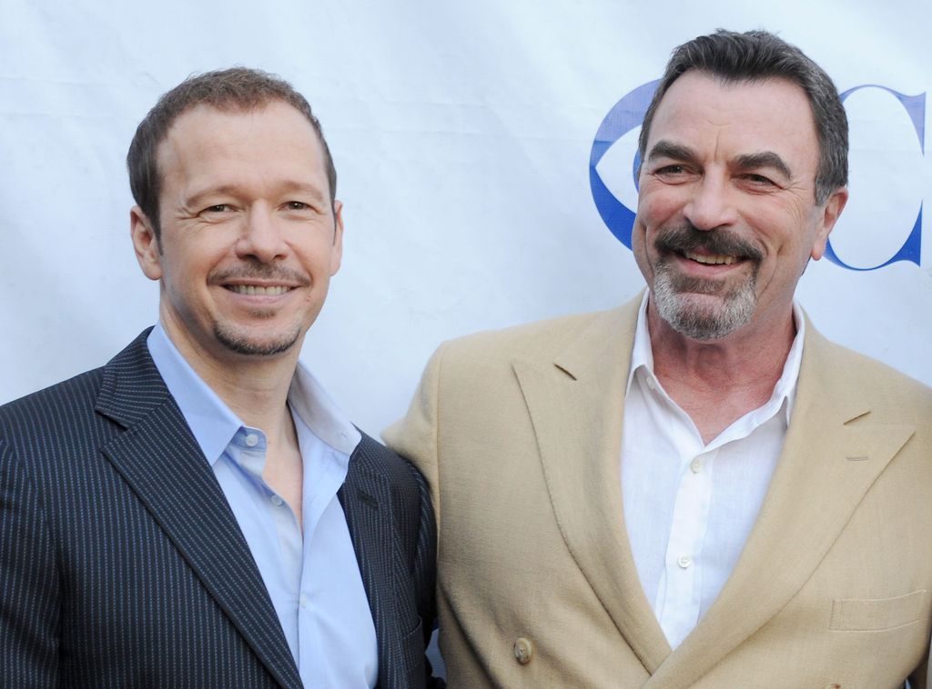 donnie wahlberg tom selleck red carpet