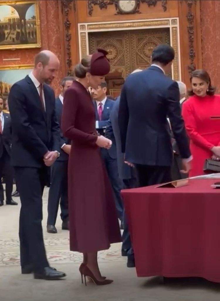 Kate swapped her shoes as well as her dress 