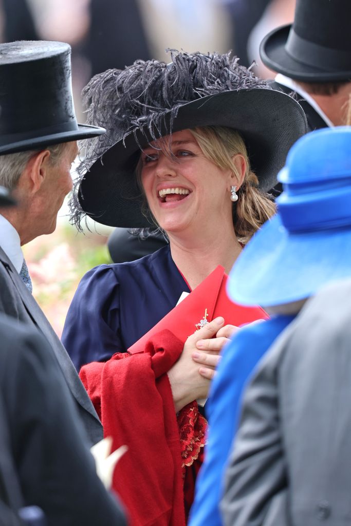 Lady Gabriella Kingston steps back into public eye at Royal Ascot with ...