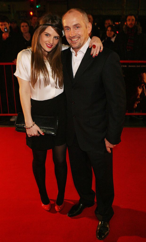 arry McGuigan and his Daughter Danika arrive for a special screening of the movie There Will Be Blood at the Savoy Cinema in Dublin