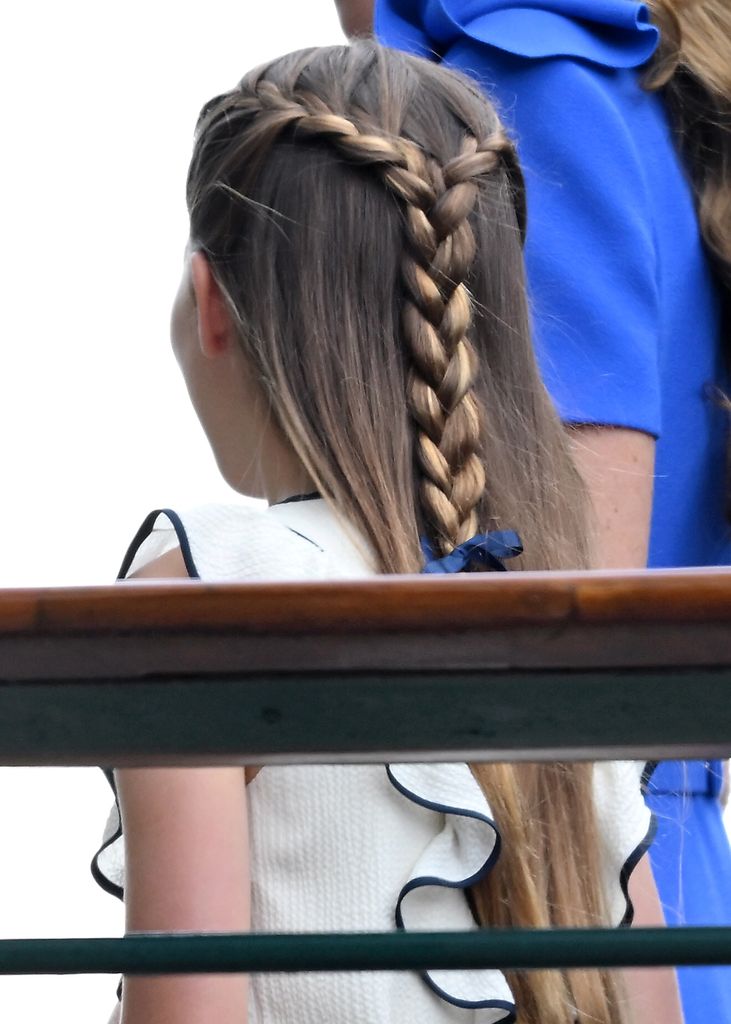 Princess Charlotte's braid from back