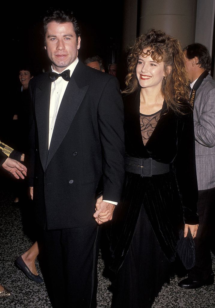 John Travolta and Kelly Preston in 1990