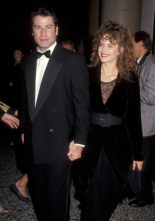 John Travolta and Kelly Preston in 1990