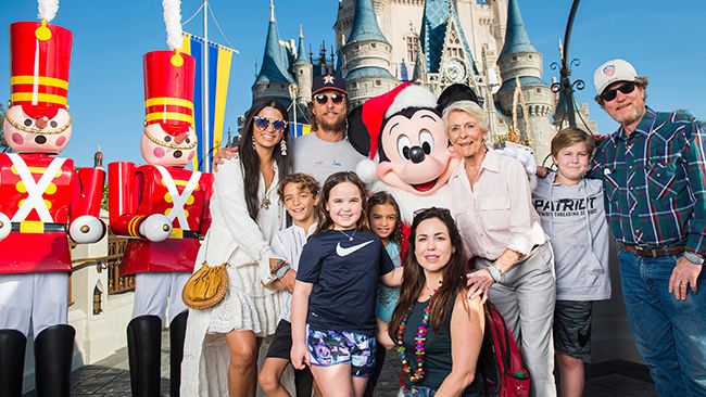 Matthew McConaughey at Disneyland with family