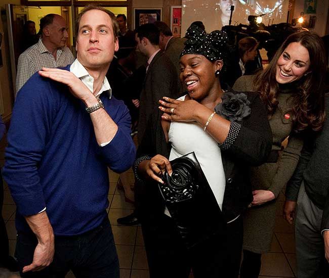 Prince William attempting a new move