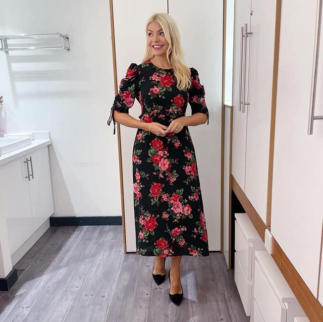 holly willoughby nobodys child floral dress