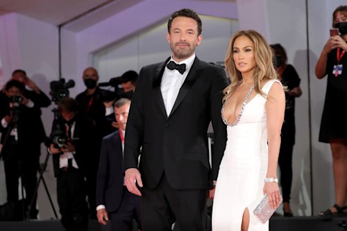 Ben Affleck and Jennifer Lopez attend the red carpet of the movie 