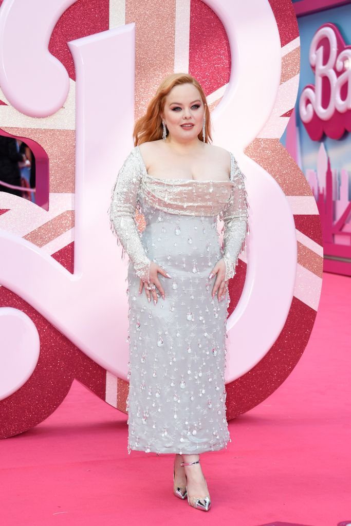 Nicola Coughlan attends the European Premiere of "Barbie" at Cineworld Leicester Square on July 12, 2023 in London, England. (Photo by Jed Cullen/Dave Benett/WireImage)