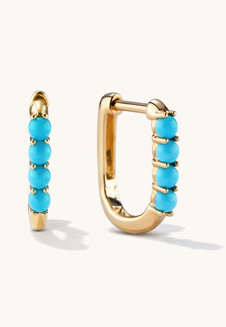 mejuri turquoise earrings