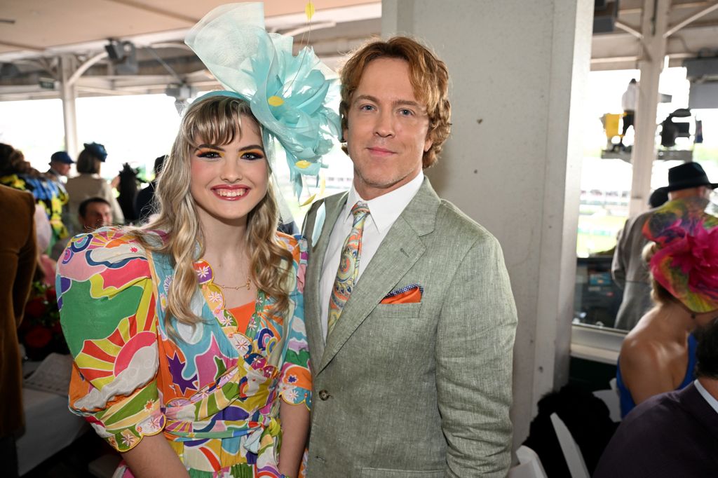 Dannielynn and Larry Birkhead at the Kentucky Derby