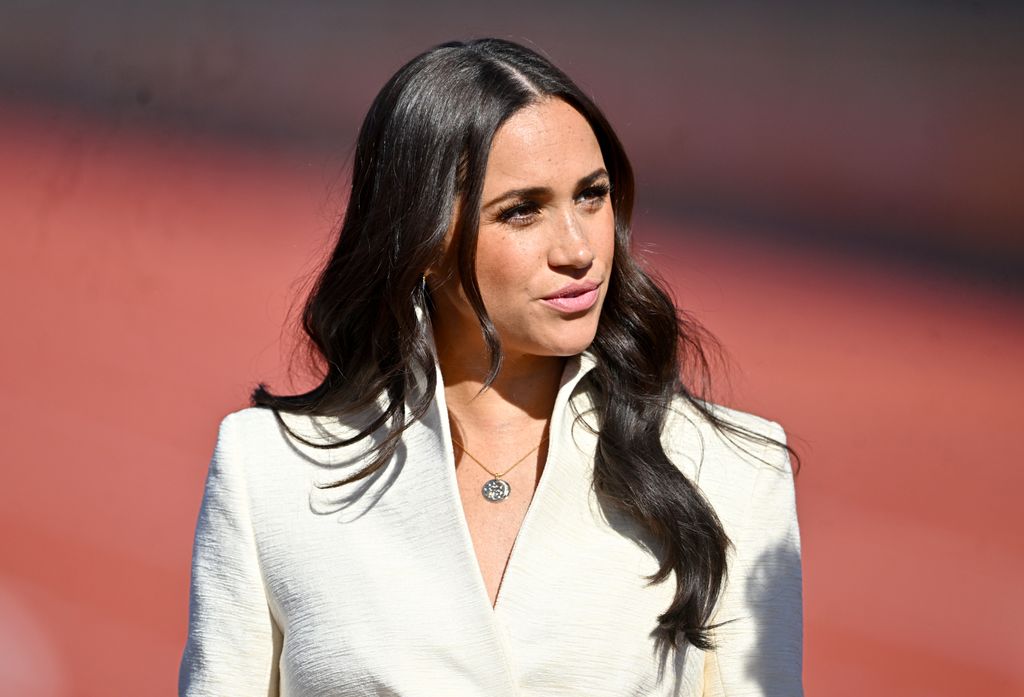 Meghan, Duchess of Sussex attends day two of the Invictus Games 2020 at Zuiderpark on April 17, 2022 in The Hague, Netherlands. (Photo by Samir Hussein/WireImage)