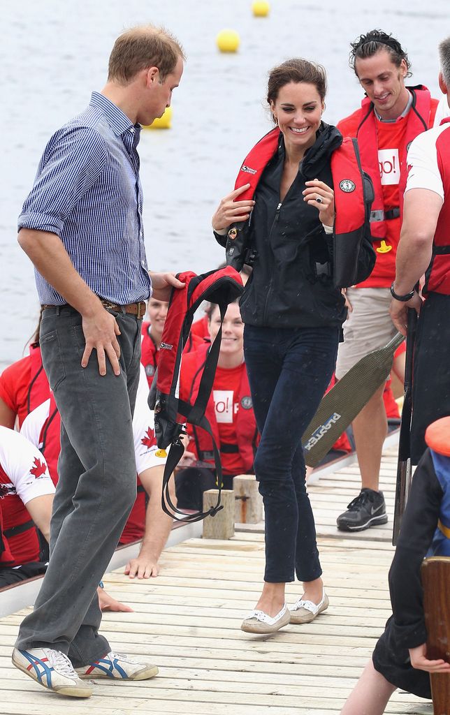 The Princess of Wales has been a long time fan of the humble boat shoe