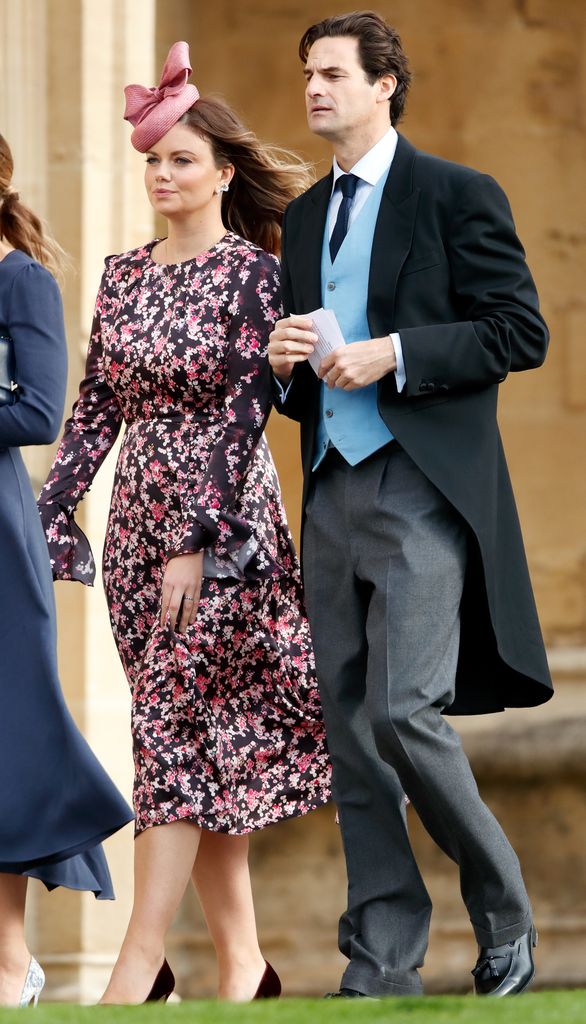 Lady Natasha Rufus Isaacs and husband in smart dress