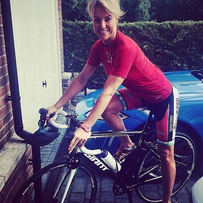 strictly natalie lowe fitness exercise cycling