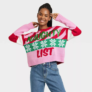 Naughty list sweater best sale