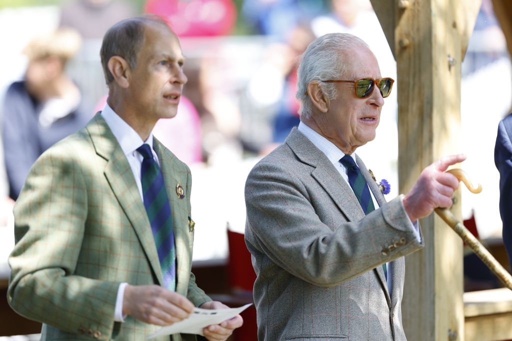 King Charles and Prince Edward on day 3 of the Royal Windsor Horse Show in Home Park