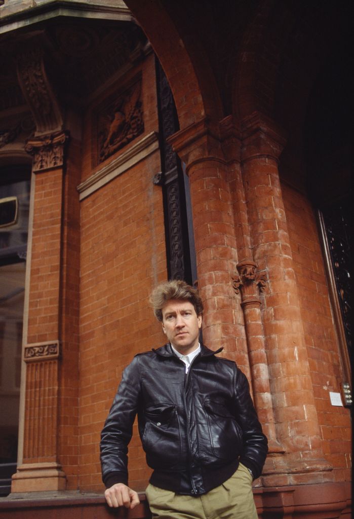 American director David Lynch in London on the set of his 1984 film Dune