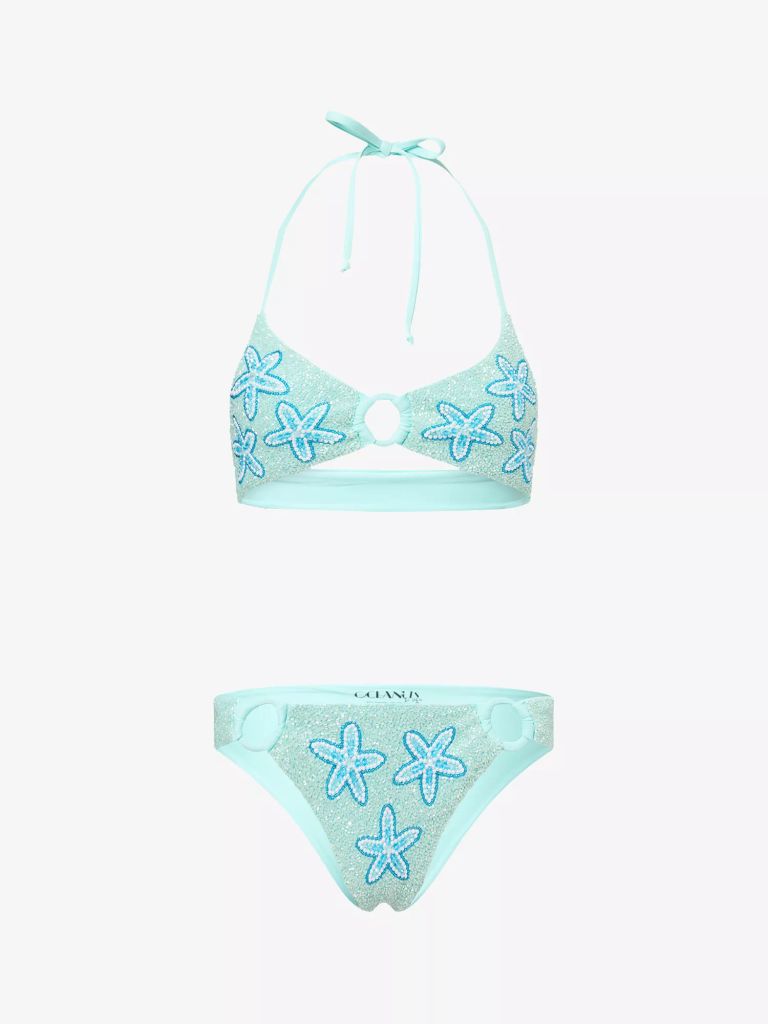 Mias Marina Rhinestone-Embellished Bikini