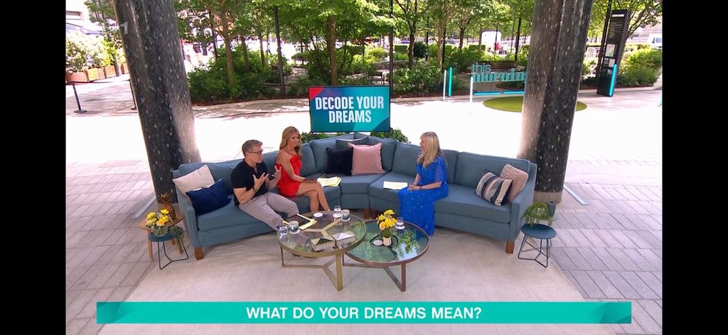 Theresa appearing on the This Morning sofa