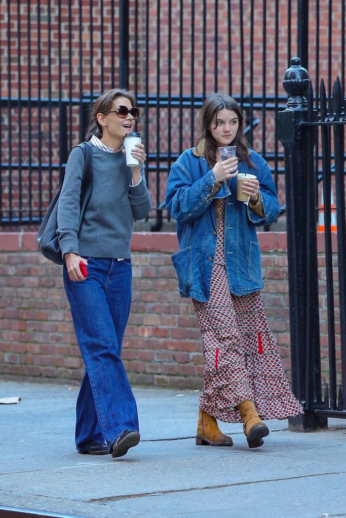 Katie Holmes and her daughter Suri Cruise were seen enjoying a stroll together in NYC for the first time since Suri turned 18.