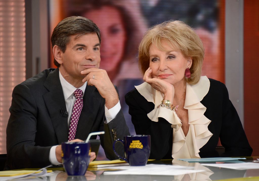 George Stephanopoulos and Barbara Walters on GMA