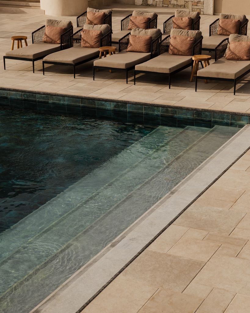 There are just 70 rooms and suites, many featuring private pools or gardens