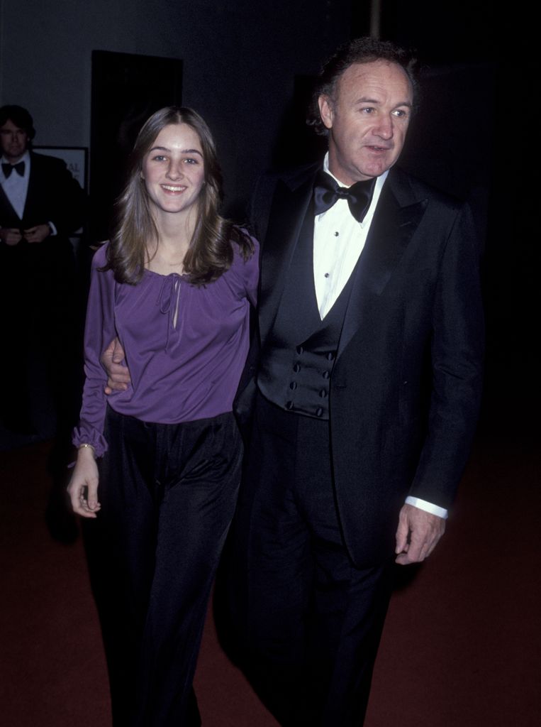 Actor Gene Hackman and daughter Elizabeth Hackman attend the screening of "Superman" on December, 10, 1978 