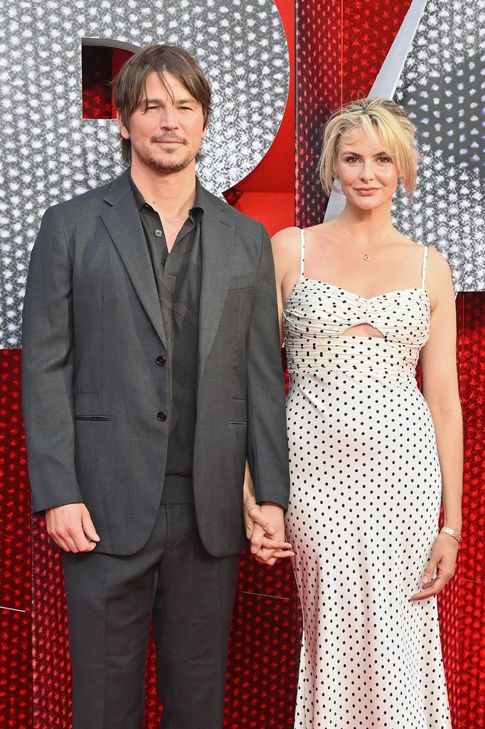 Josh Hartnett and Tamsin Egerton at the UK Special Screening of Trap' on July 29, 2024 in London