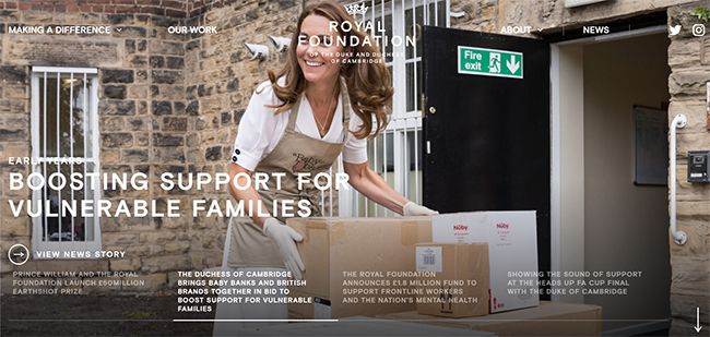royal foundation home page