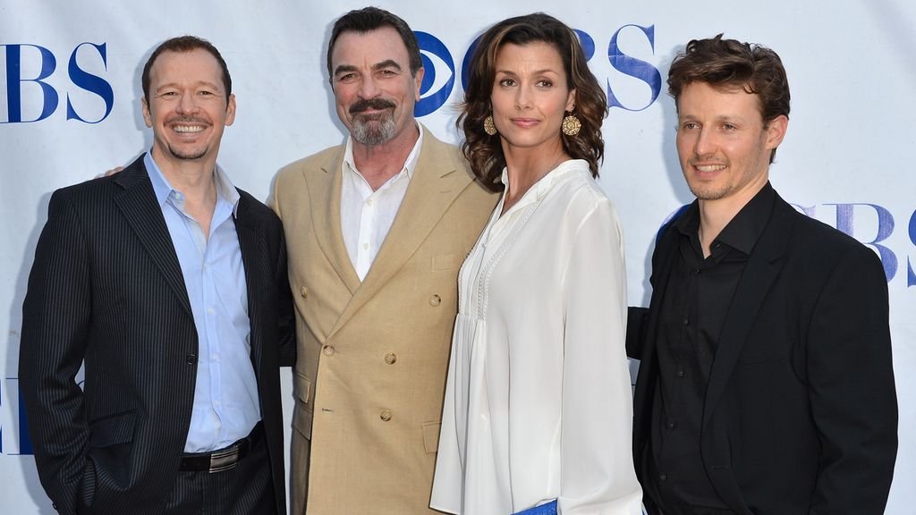 Donnie Wahlberg, Tom Selleck, Bridget Moynahan and Will Estes at a CBS event