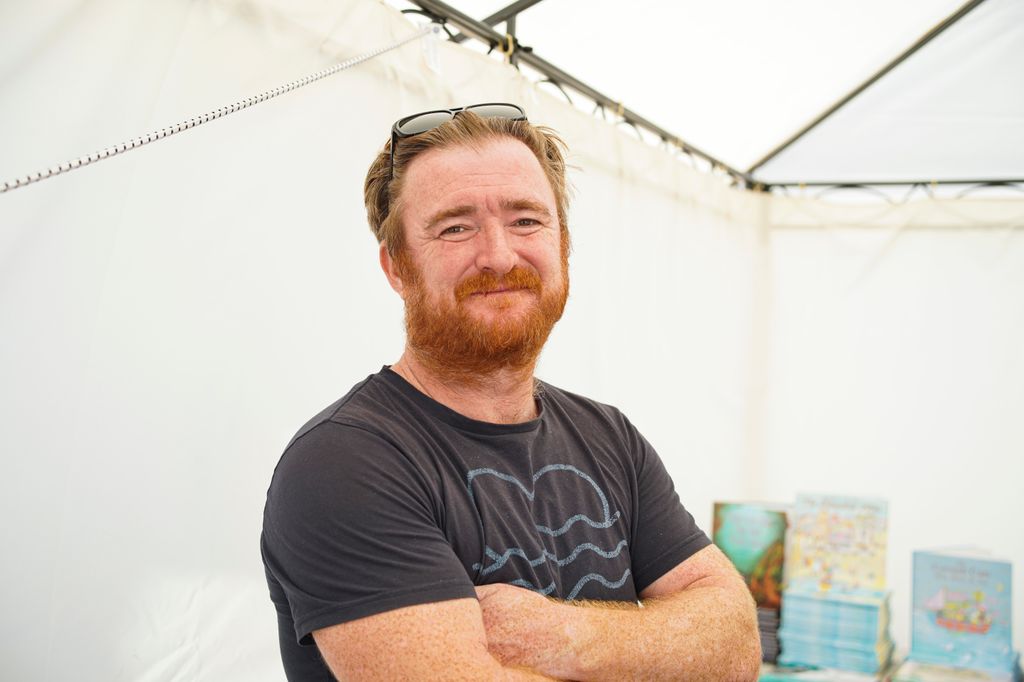 REvent host and chef Jack Stein during Rock Oyster Festival 2022 on July 29, 2022 in Rock, Cornwall