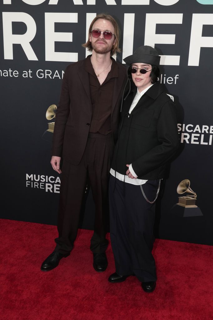 FINNEAS and Billie Eilish attend the 67th GRAMMY Awards at Crypto.com Arena on February 02, 2025 in Los Angeles, California