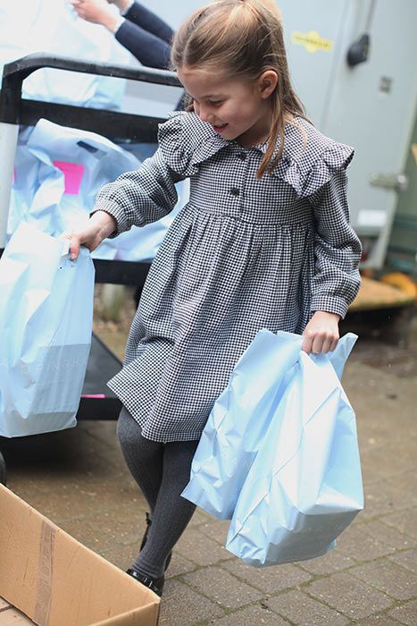princess charlotte delivering parcels