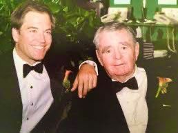 Michael Weatherly and his dad, Michael Manning Weatherly, Sr.