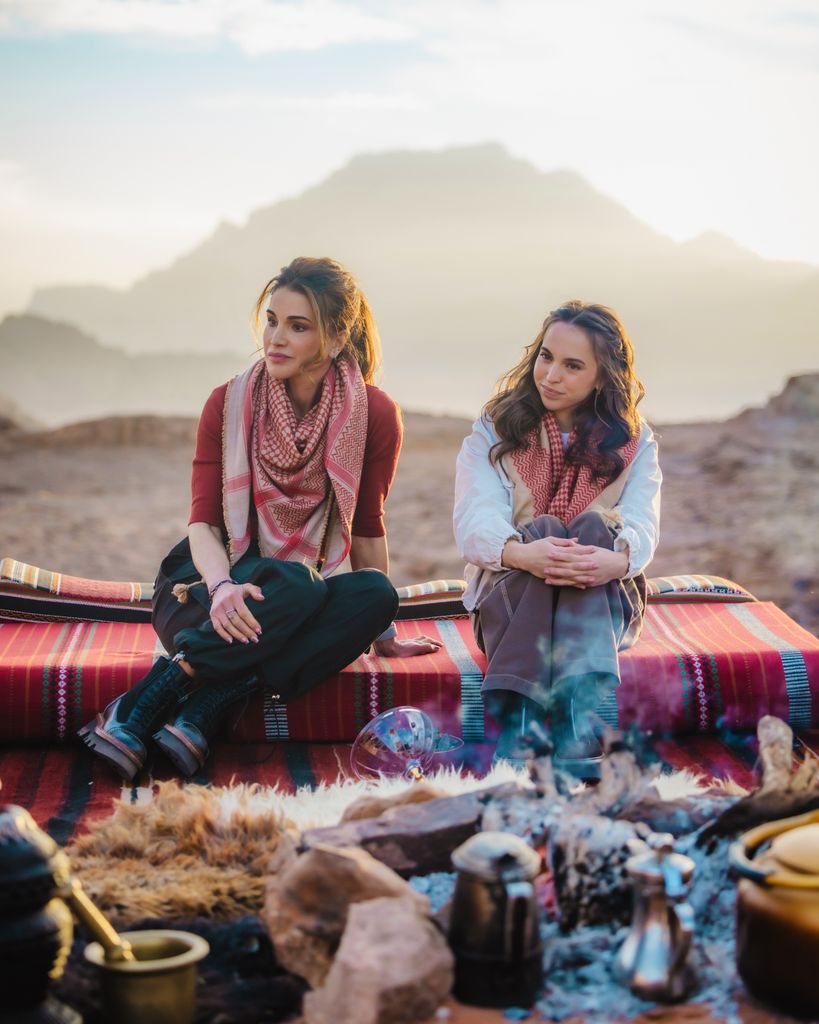 Queen Rania Princess Salma Wadi Rum