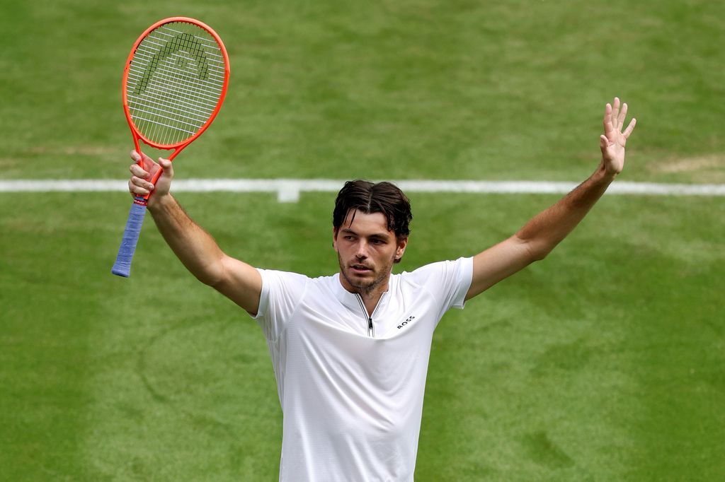 Taylor Fritz during Wimbledon 2025
