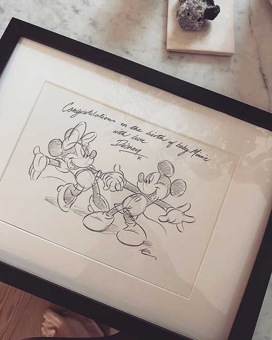 Minnie drawing from Disney