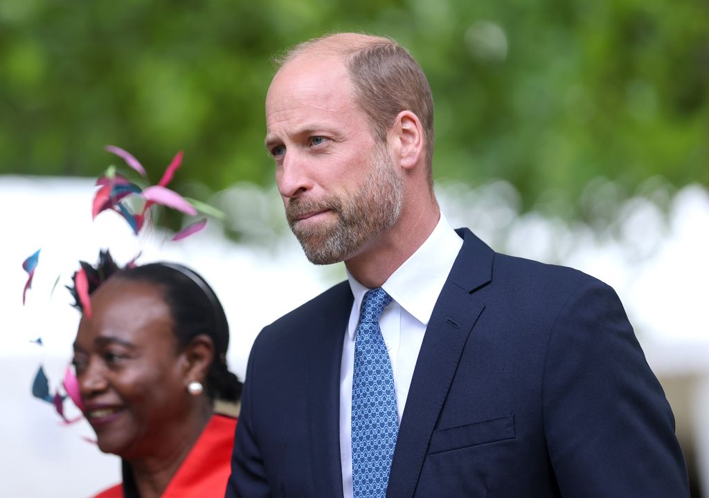  Prince William, Prince of Wales attends a memorial service for the 20th Anniversary of the 7th of July 2005 bombings at Memorial Gardens at Hyde Park