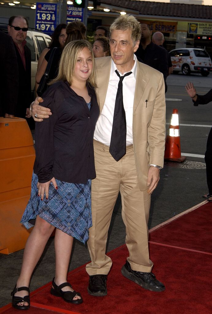 Al Pacino & daughter Julie during "Simone" - Los Angeles Premiere at National Theatre in Westwood, California, 2002