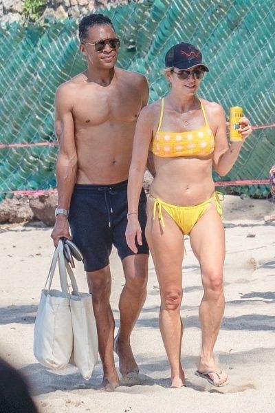 amy robach and tj holmes on vacation